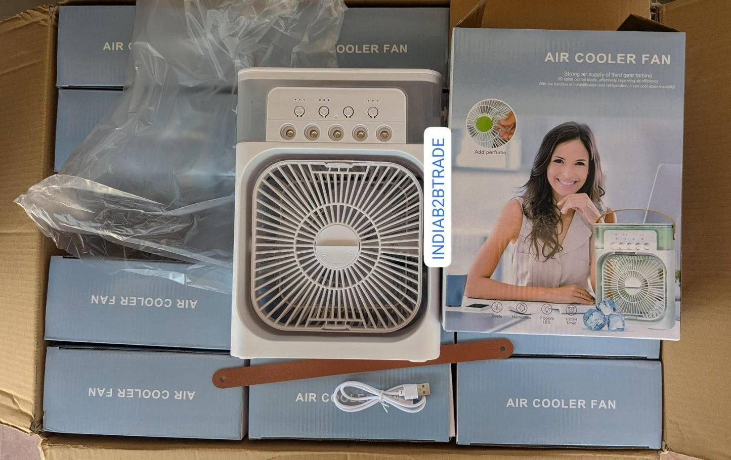 ❄️ Mini Fan Air Cooler – USB Electric Cooling Fan